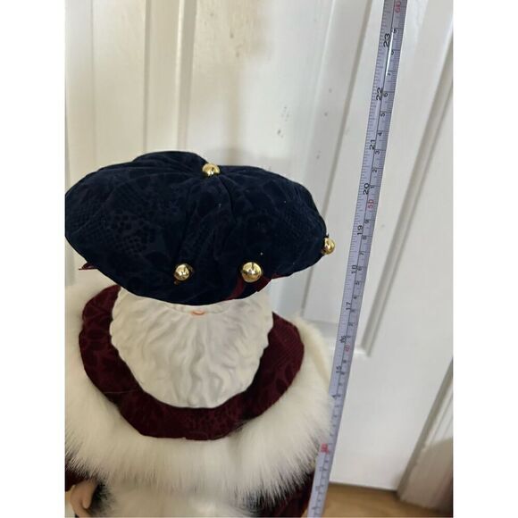 Santa Claus Christmas decor singing 20” - Picture 2 of 7